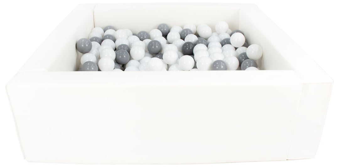 Square eco-leather ball pit with 300 balls, 5 elements
