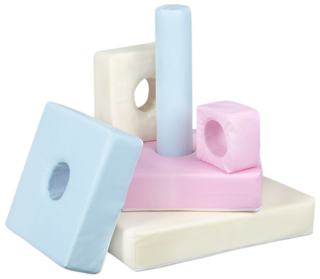 Pyramid set of 6 large foam blocks