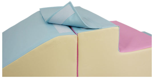 Slide + steps set of 2 large foam blocks