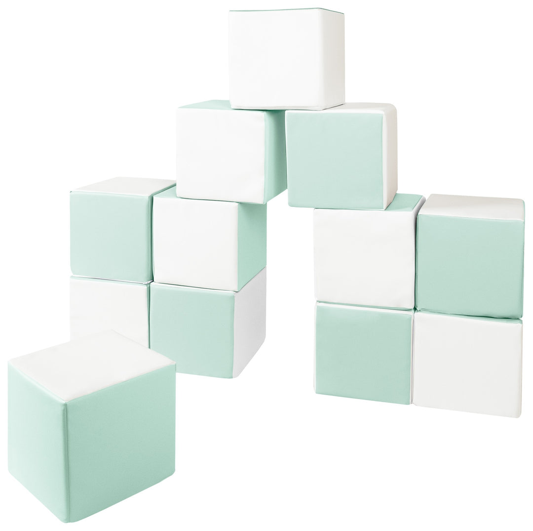 Soft Play Cubes, 12 building blocks for kids