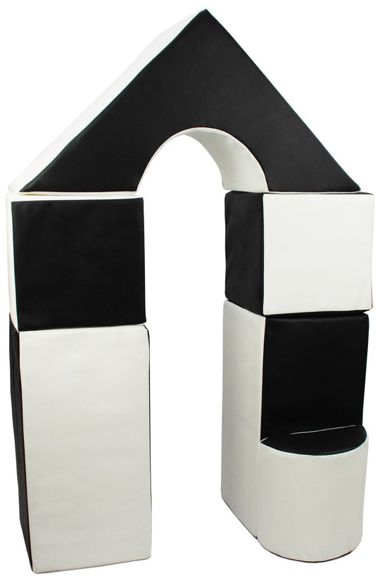 Mini castle set of 6 large foam blocks