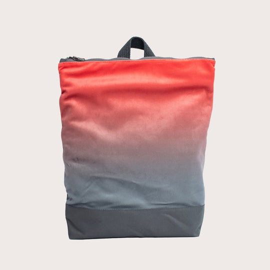 Faux Leather Backpack - Salmon