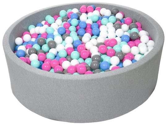 Soft Jersey ball pit with 1200 balls, diameter 125 cm