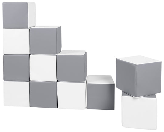 Soft Play Cubes, 12 building blocks for kids