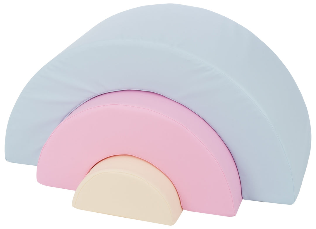 Mini rainbow set of 3 large foam blocks