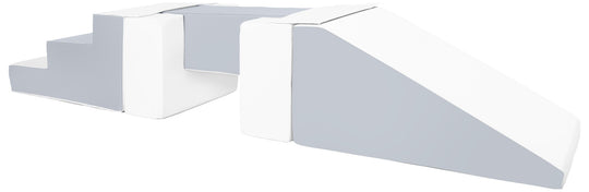 Footbridge + slide set of 5 large foam blocks