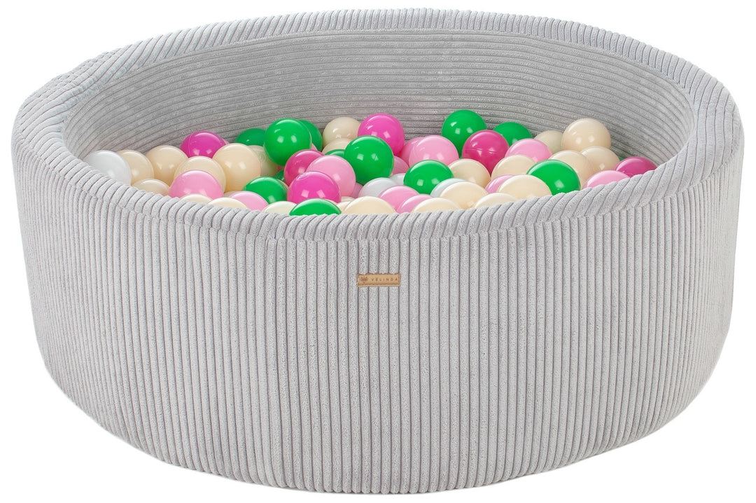 Ball pit + 200 balls, corduroy fabric