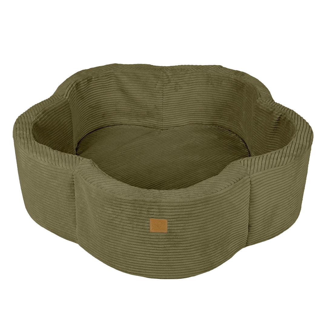 Foam Baby Ball Pit - Aesthetic Khaki Flower
