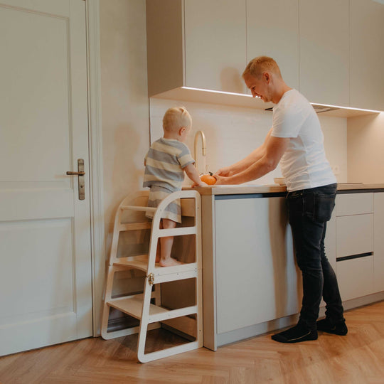 Transformable Kitchen Tower - Sleekstep, Convertible 2-in-1