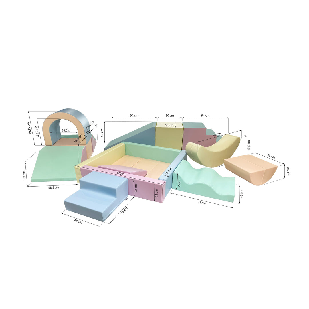 Party Soft Play Set – Light Pastel
