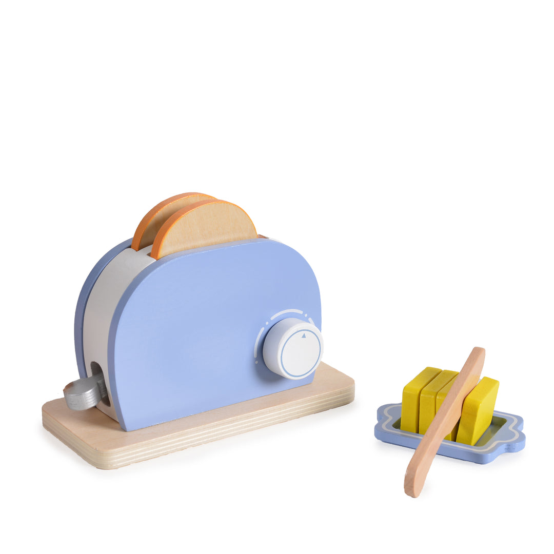 Houten Broodrooster Set