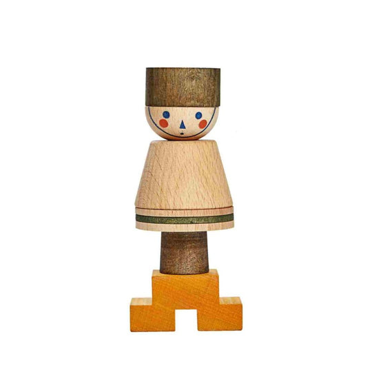 LALA Stick Figure Puzzle - Green