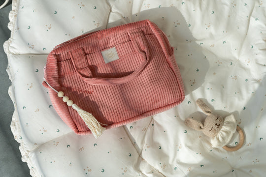 Make-Up Bag Set of 2 - Coral ds