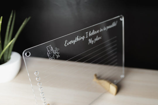 LUULA Acrylic Board - Preschool, Toddler Planner