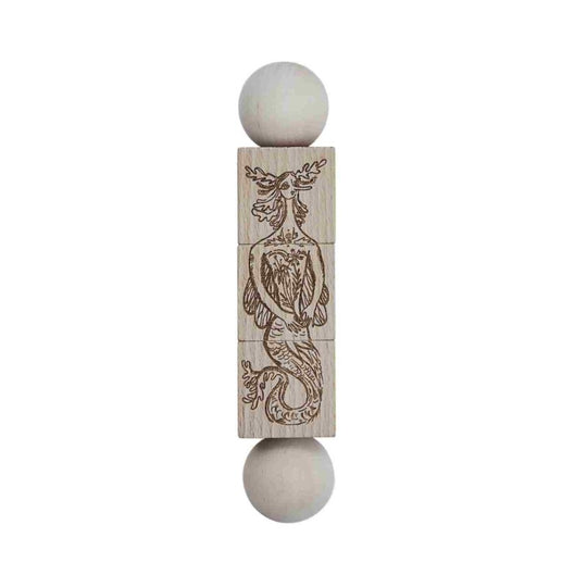 Magic Forest Wooden Spinning Puzzle - Natural