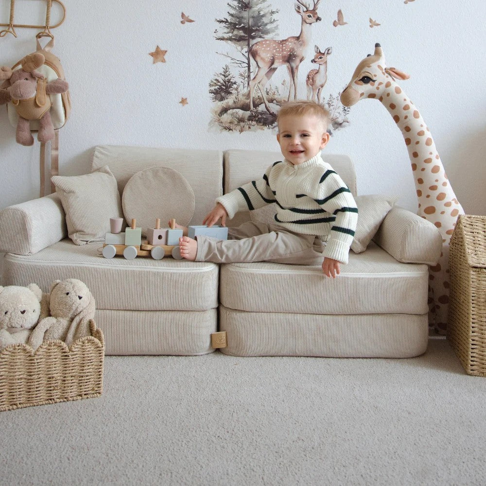 Medium Modular Sofa for Kids - Slimcord Lavender