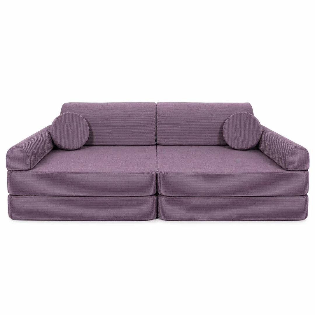 MeowBaby® Large Slimcord Premium Sofa - Lavender