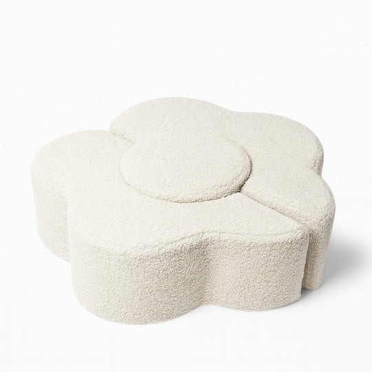 MeowBaby® Foam Flower Shape Set, 3 Elements, Bearly Cream