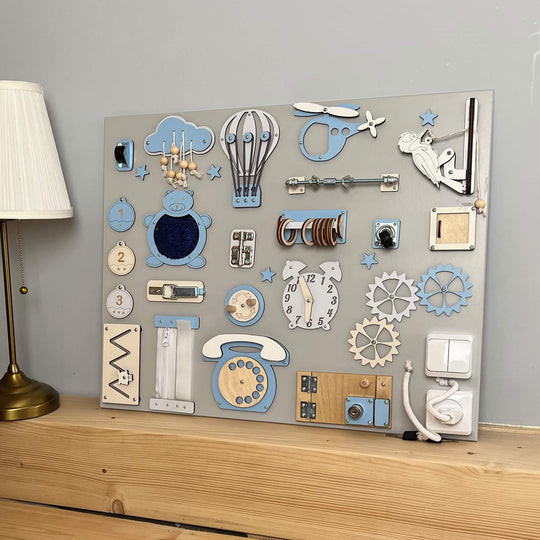 Montessori Marvel busy board (50×60 cm)