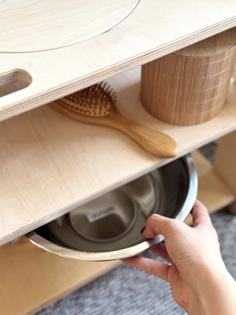 Montessori Wash Station with Lid - Small Single