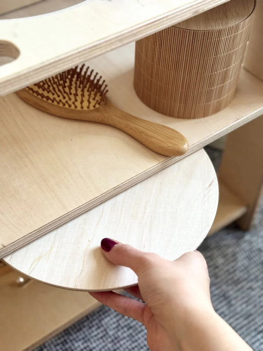 Montessori Wash Station with Lid - Small Single