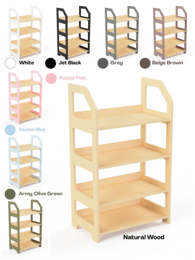 Montessori Wooden Shelf - Toy Organizer for Nursery