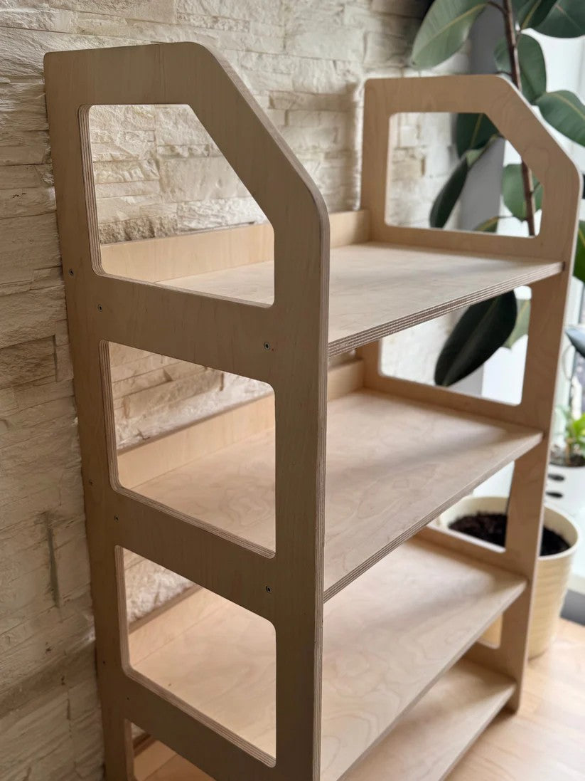 Montessori Wooden Shelf - Toy Organizer for Nursery