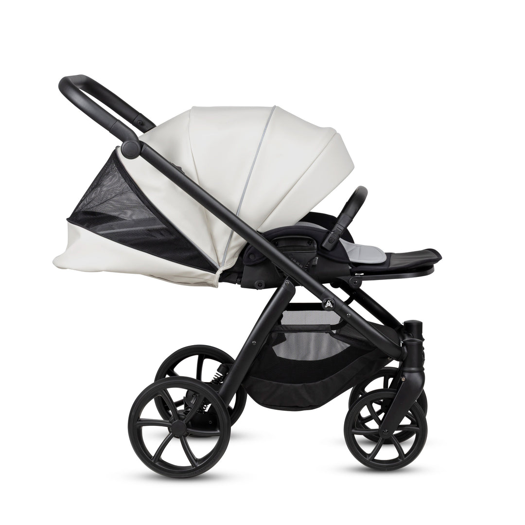 Noordi Fjordi V2 Leather 2027 2-in-1 Stroller – Cloud 817