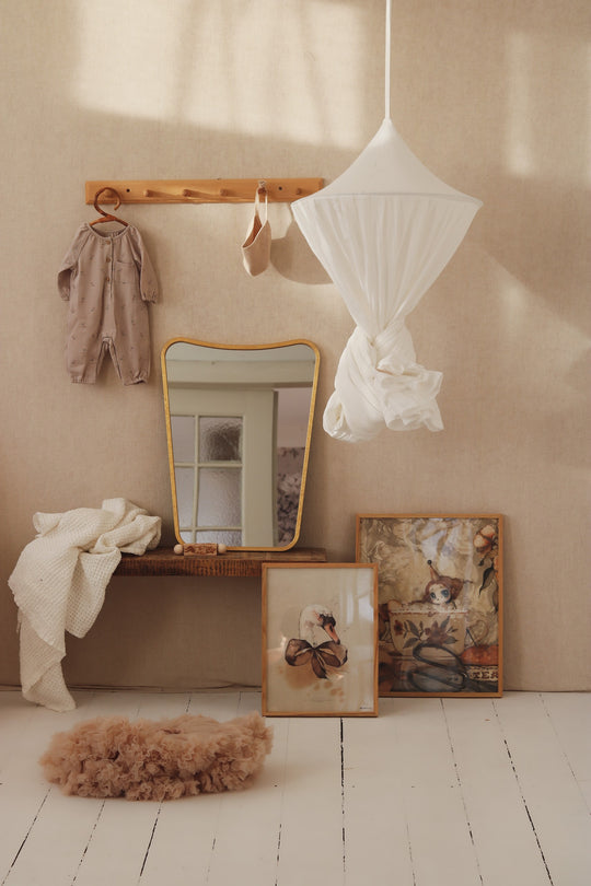 Organic Cotton Canopy - Cream Cotton