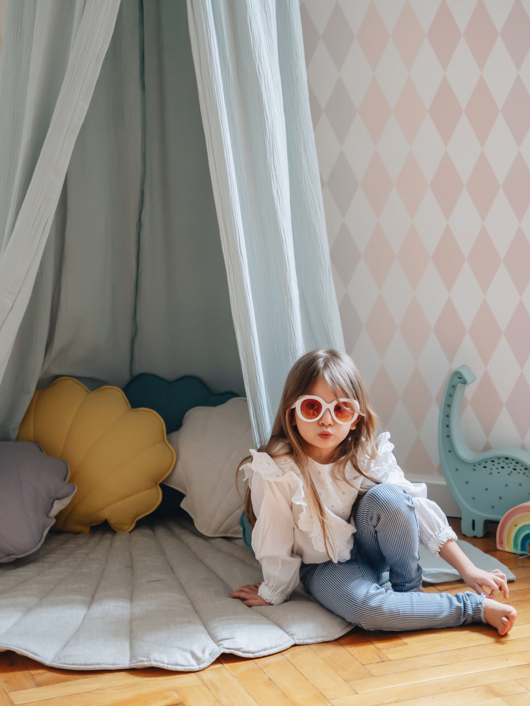 Organic Cotton Canopy - Mint