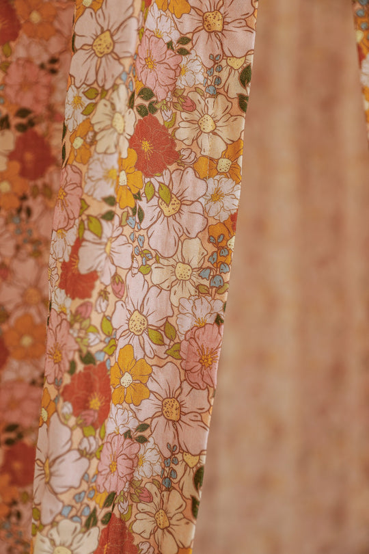 Organic Cotton Canopy - Spring Garden