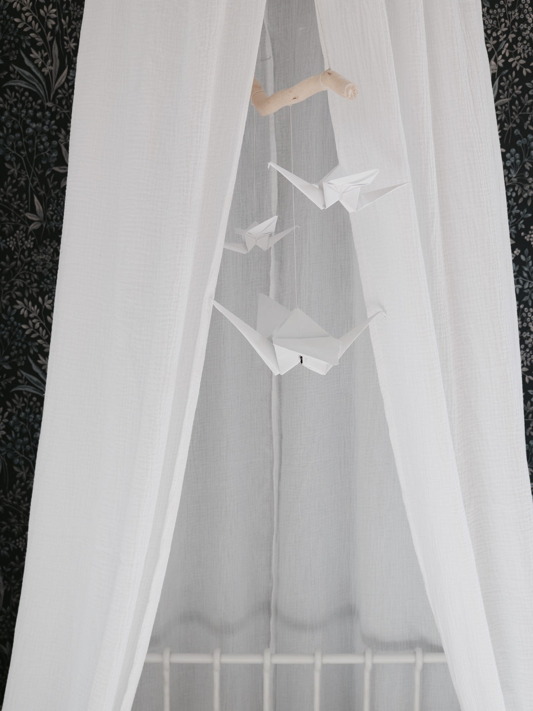 Origami Nursery Mobile - White
