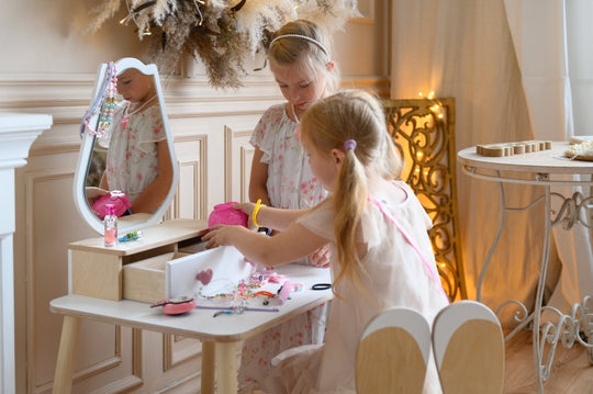 Princess Beauty Table with Mirror - Tulip