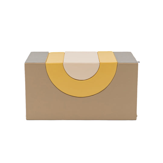 Rainbow Bridge Soft Play Set - Beige &amp; Honey