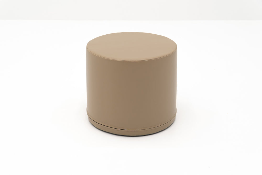 Small Play Pouf Cylinder - Beige