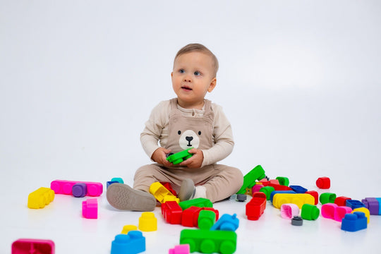 Soft Blocks Set With Wheels - 21 pcs 