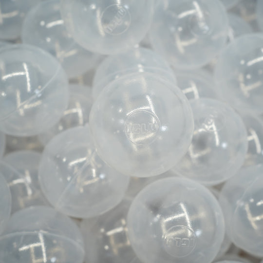 Soft Play Ball Pit Balls 500pc - Translucent