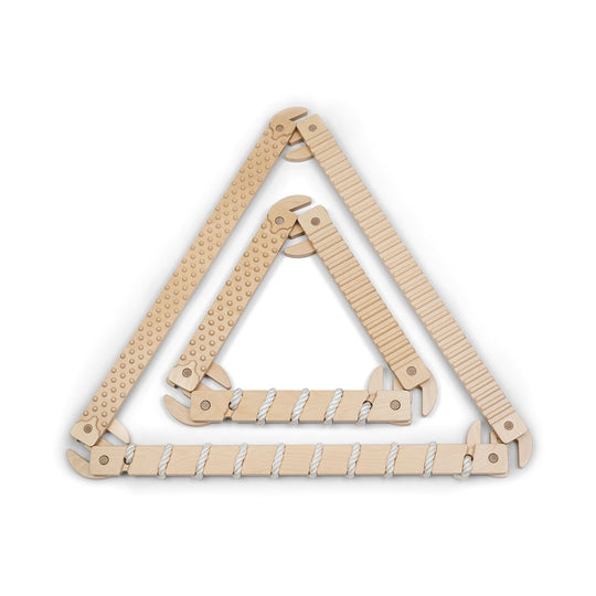 TipiToo® Large Balance Beam 3 Piece Set - White Rope