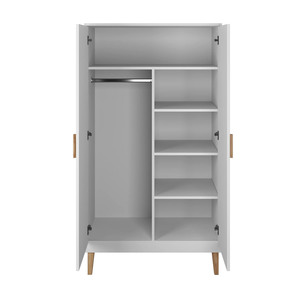 Wardrobe Kubi - White