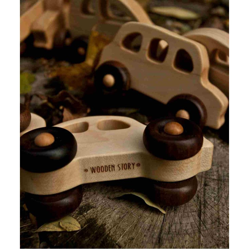 Wooden Car - Retro