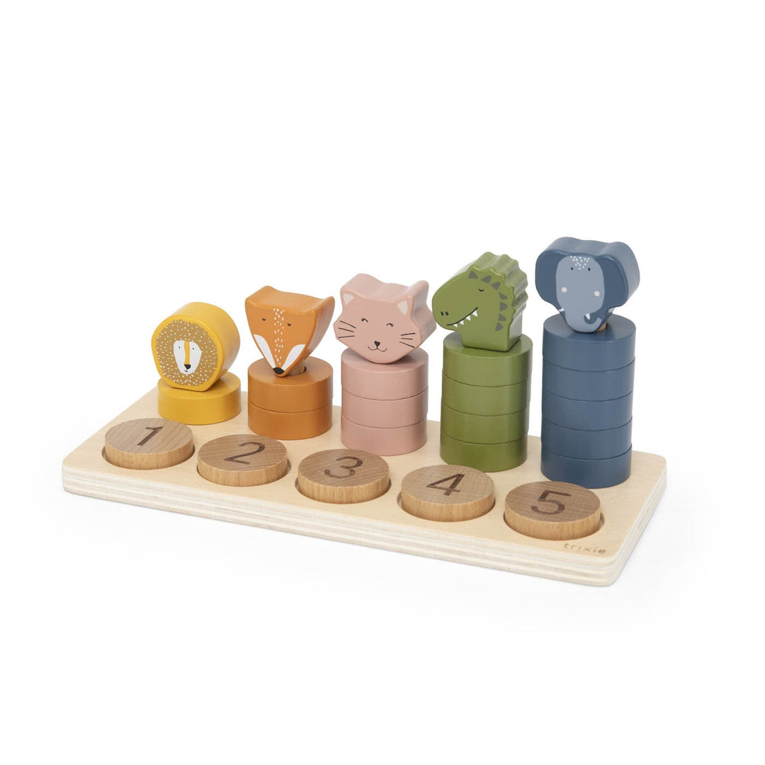 Wooden Counting Puzzle 0-5