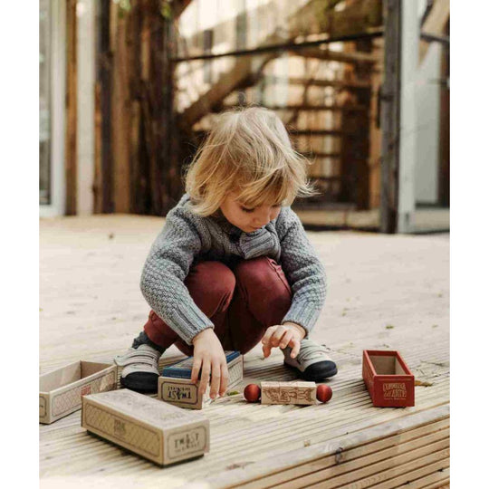 Magic Forest Wooden Spinning Puzzle - Natural