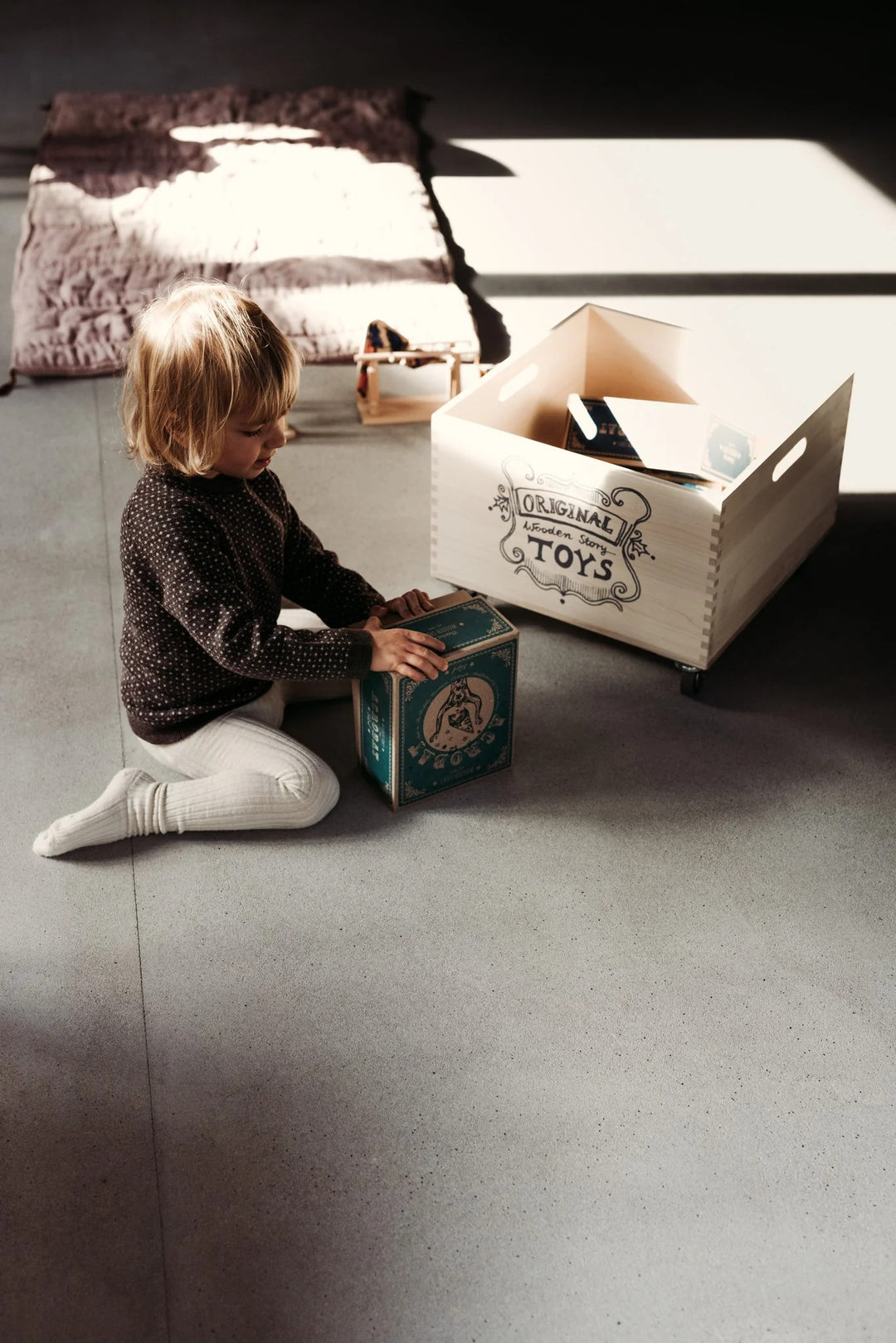 Wooden Toy Acrobat Girl
